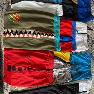 12 Boys Nike and Jordan Shorts